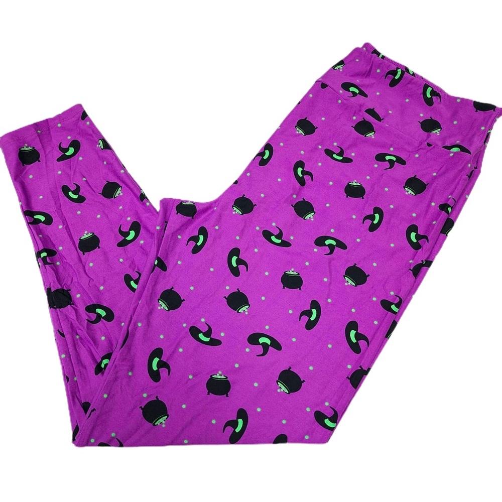 TC LuLaRoe Witches hats leggings NWT